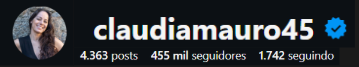 Claudia Mauro Instagram